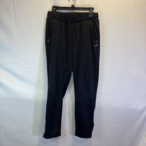BCG Women's Athletic Pants Large Black Joggers L‎ Zipper